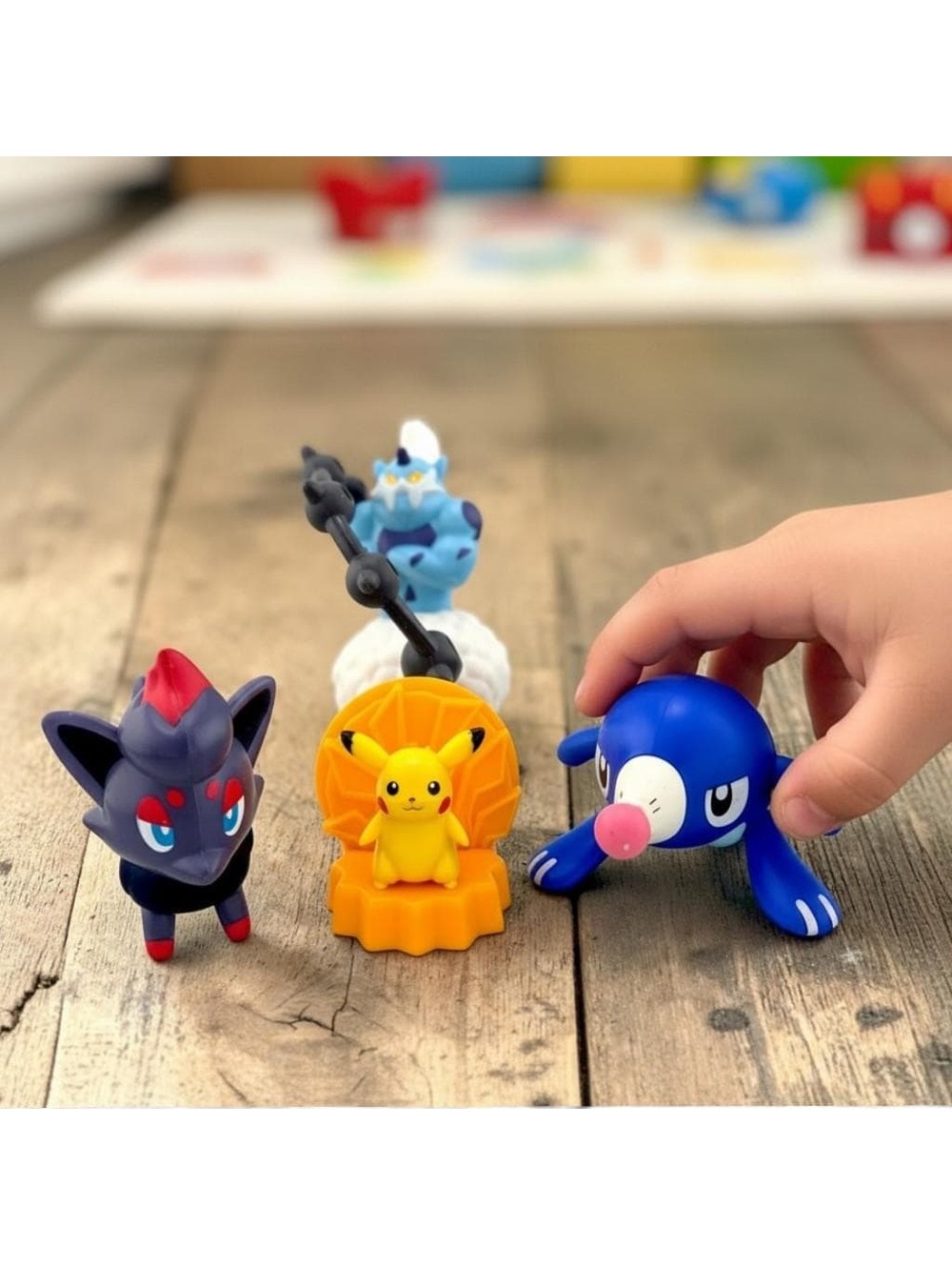 Pokemon Lot Pikachu Zorua Popplio Thundurus McDonalds Burger King Set